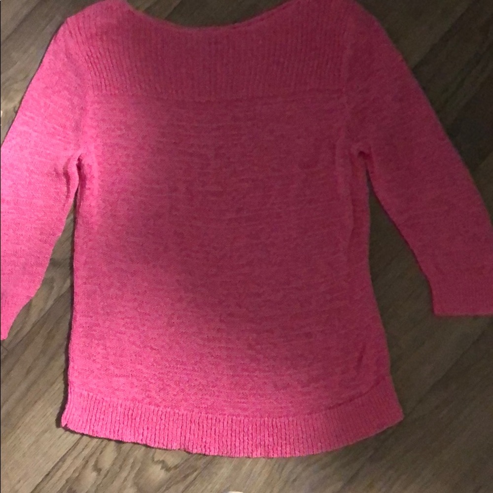 Pink sweater